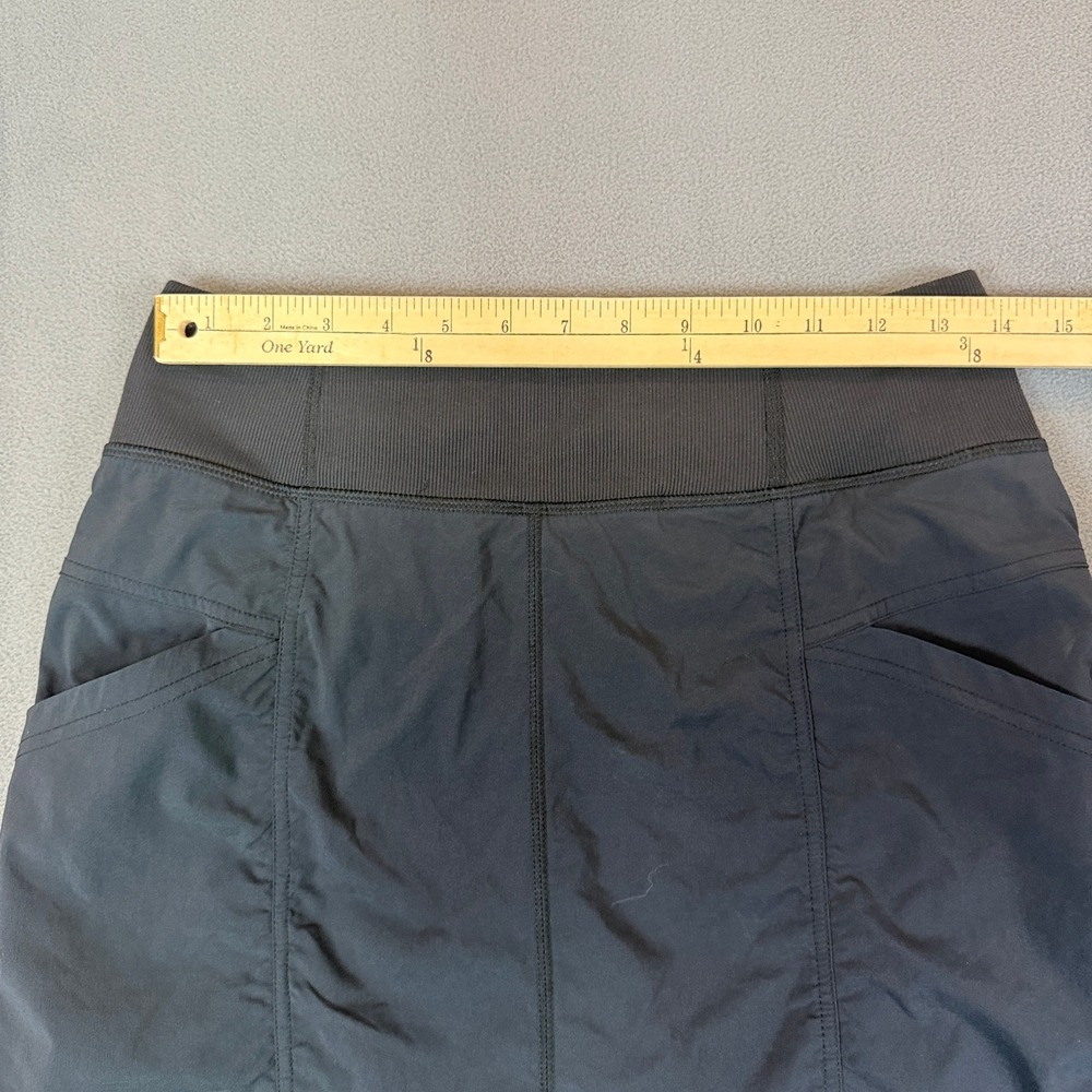 prAna Halle Skort Women Small Black Active Hiking Athletic Pickleball Athleisure - Picture 7 of 13
